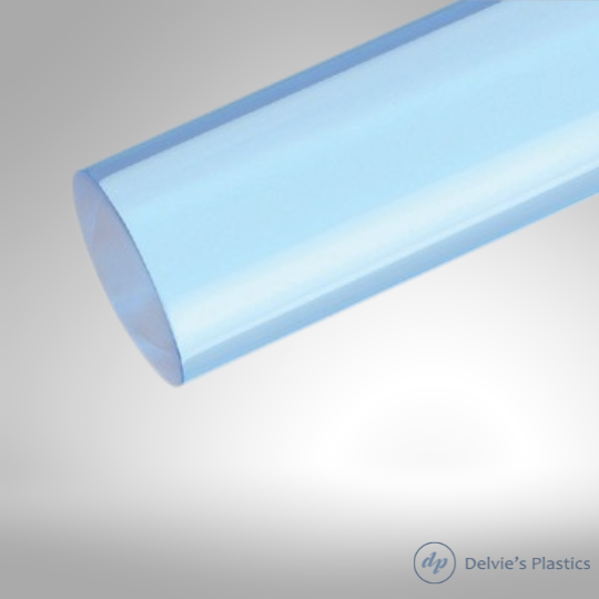 Transparent Bright Colors | Unpolished Cast Acrylic Rod
