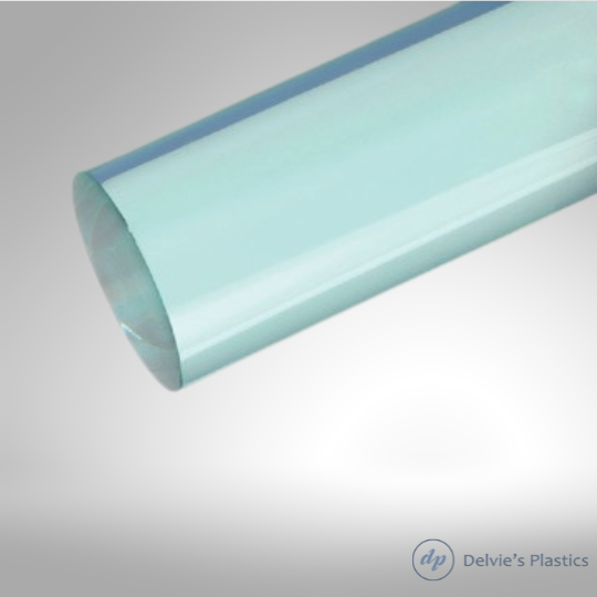 Transparent Bright Colors | Unpolished Cast Acrylic Rod