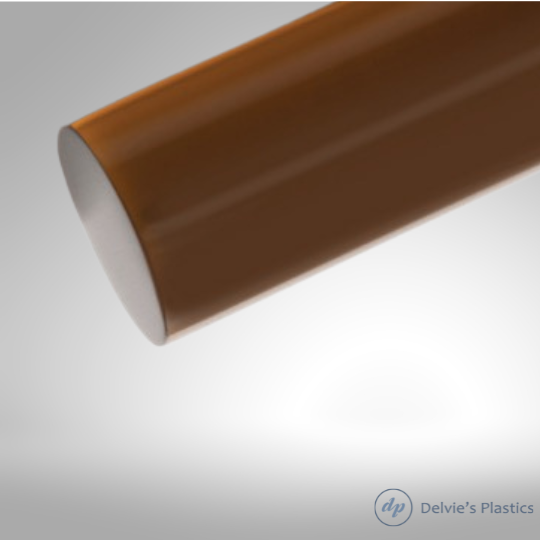 Transparent Neutral Colors | Unpolished Cast Acrylic Rod
