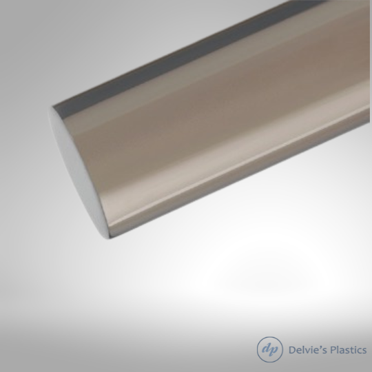 Transparent Neutral Colors | Unpolished Cast Acrylic Rod