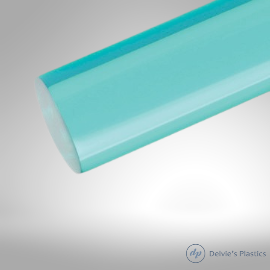 Transparent Bright Colors | Unpolished Cast Acrylic Rod