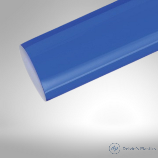 Transparent Bright Colors | Unpolished Cast Acrylic Rod
