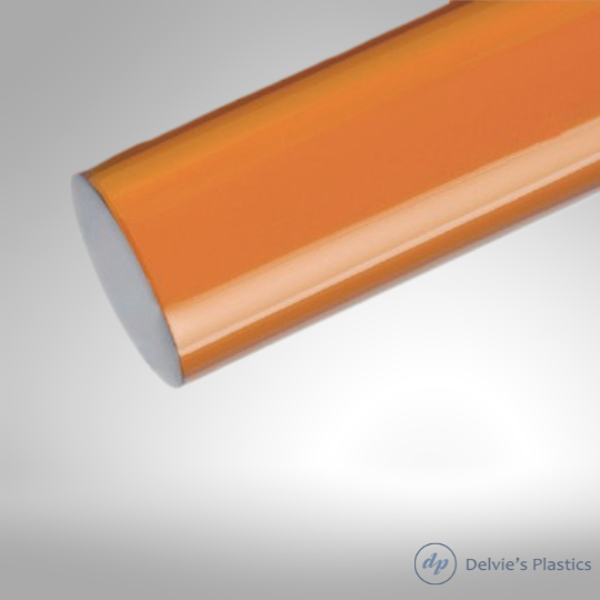 Transparent Bright Colors | Unpolished Cast Acrylic Rod