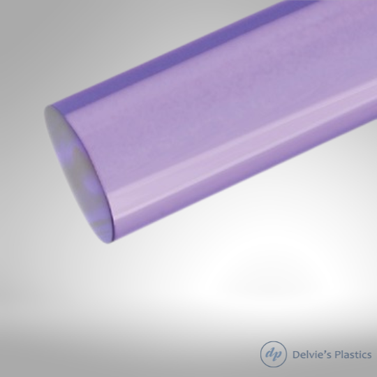 Transparent Bright Colors | Unpolished Cast Acrylic Rod