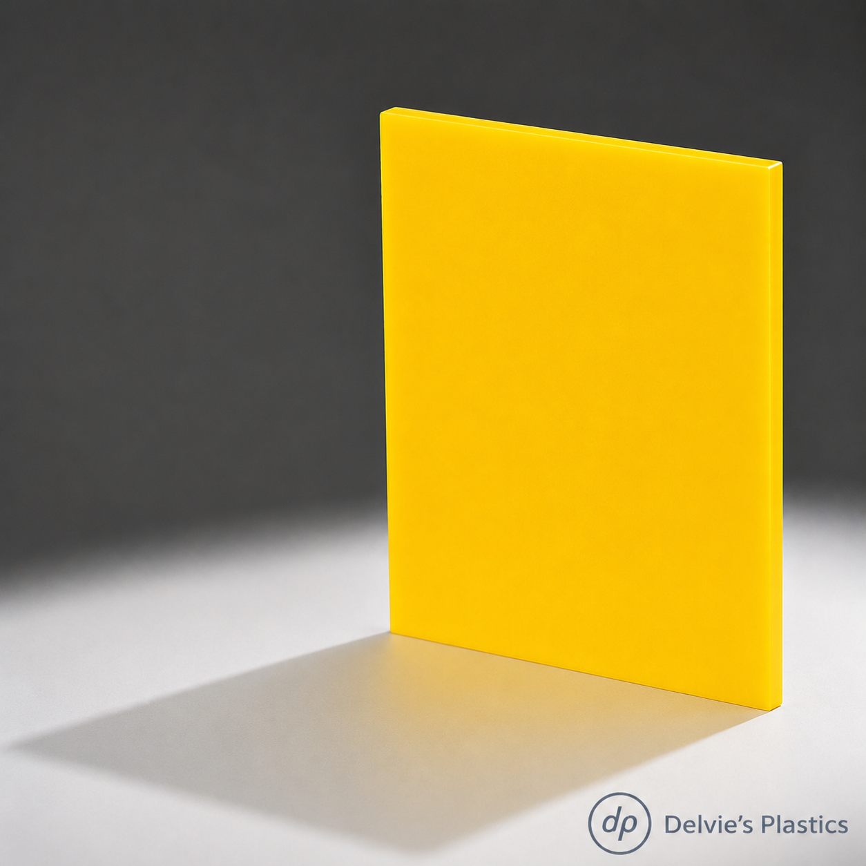 Frosted Citronella Yellow | Single-Sided Frost Cast Acrylic Sheet