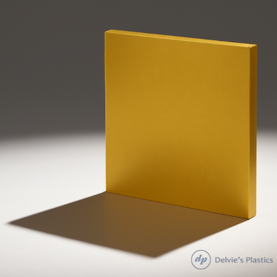 Gold Metallic Cast Acrylic Sheet