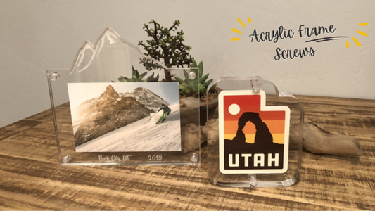 How to Use Acrylic Frame Screws to Join Two Acrylic Sheets
