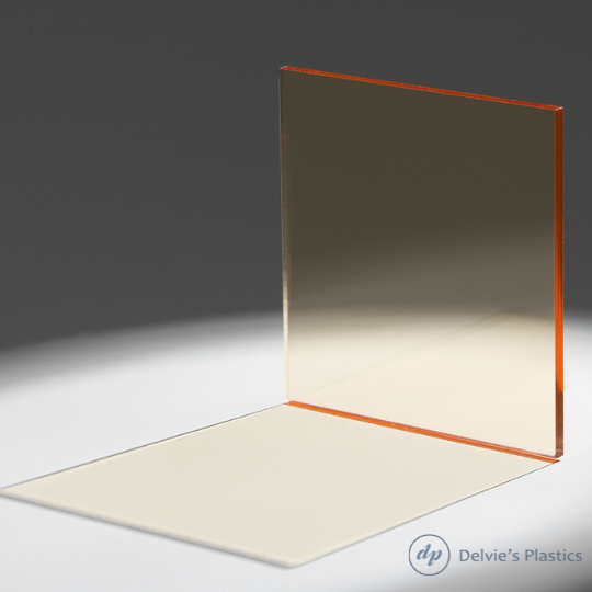 1300 Transparent Gold Acrylic Sheet – Delvie's Plastics