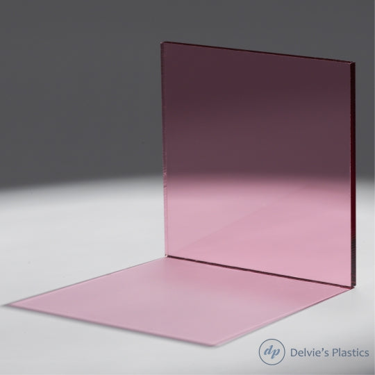 1450 Transparent Pink Acrylic Sheet – Delvie's Plastics