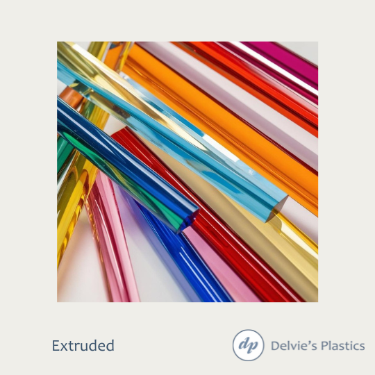 Colour Rods Color Extruded Acrylic Rod Assortment – Delvie's Plastics