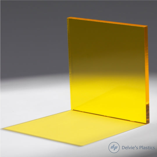 Translucent Yellow 2208 Transparent Yellow Acrylic Sheet – Delvie's Plastics