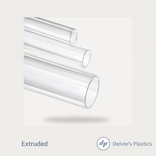 Clear Round Extruded Acrylic Tube