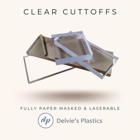 Clear Mixed Acrylic Offcuts | Lot #1