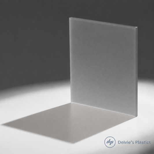 Frosted Smoke Grey | Single-Sided Frost Cast Acrylic Sheet