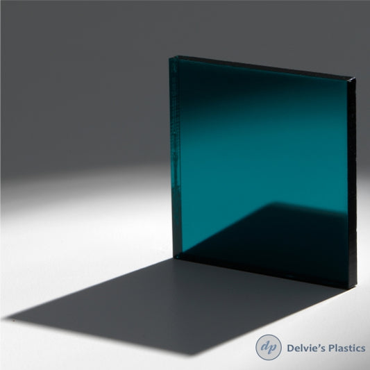 Teal Mirror Acrylic Plexiglass Sheet