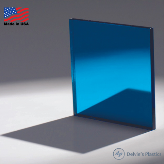 1/8 Thick Color Mirrored Acrylic Plexiglass Sheet: Delvie's