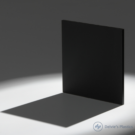 Acrylic Sheet, Opaque Black (#2025)