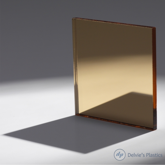 Silver Single Sided 2mm Mirror Acrylic Sheet 4x6 Gold Plexiglass Sheet